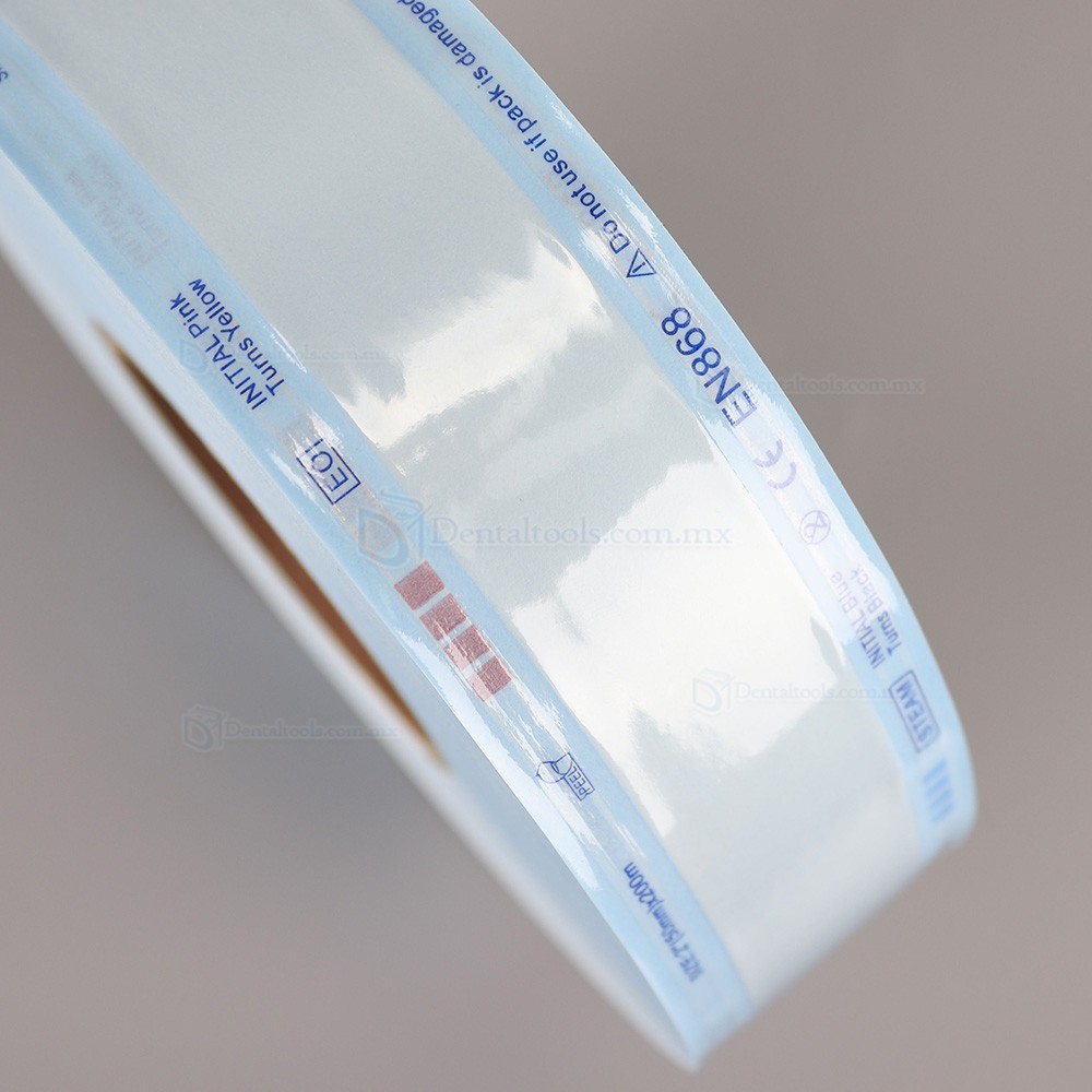 200m Rollo Termosellable para Esterilizaci&oacute;n Dental en Autoclave